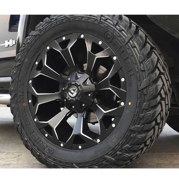 Felga aluminiowa D546 Assault Matte Black Milled Fuel - ujęcie 4