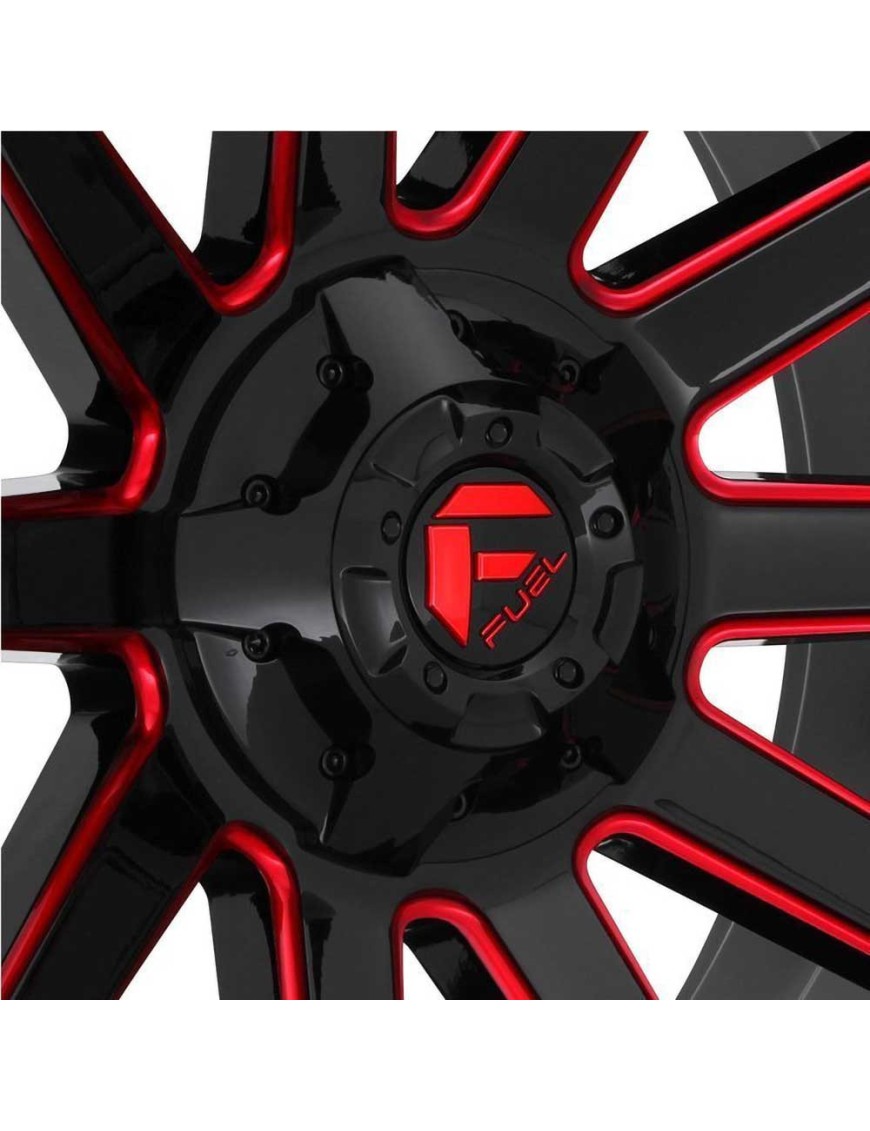 Felga aluminiowa D643 Contra Gloss Black/Red Tinted Clear Fuel - ujęcie 4