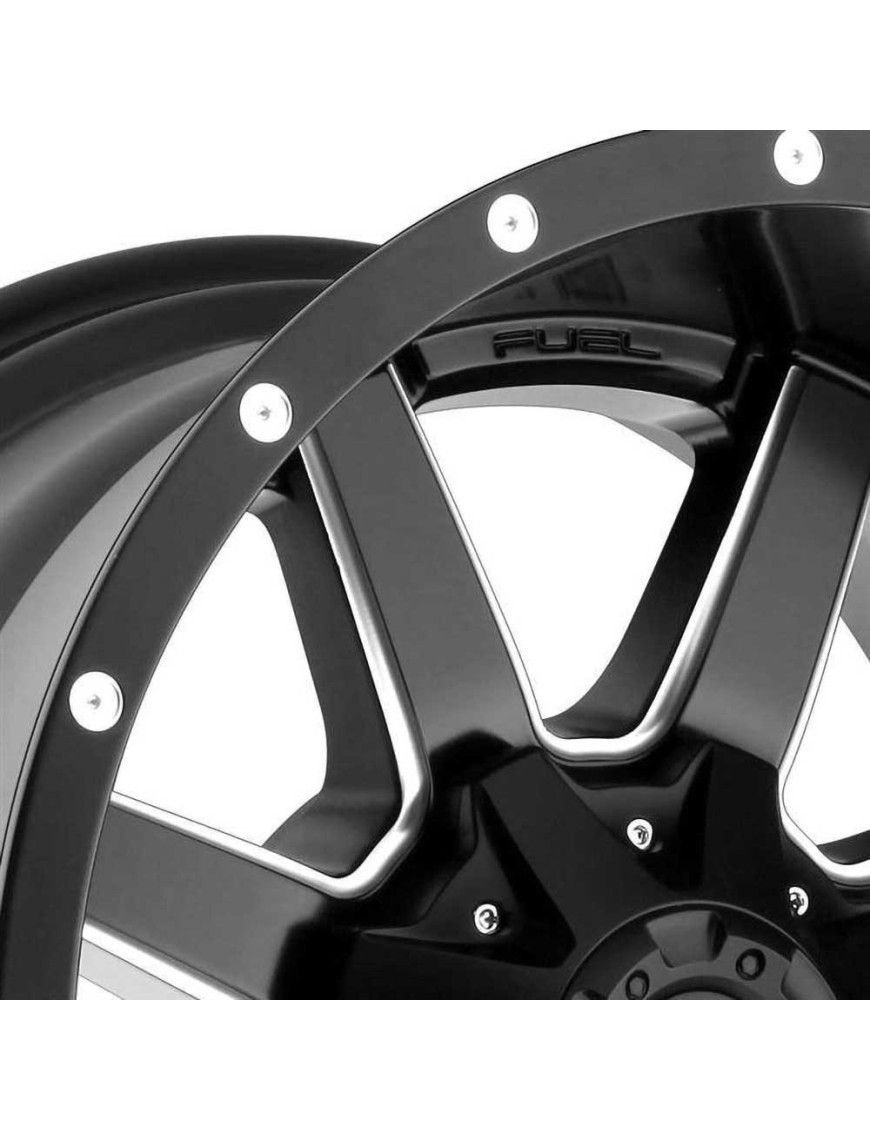 Felga aluminiowa D538 Maverick Matte Black Milled Fuel - ujęcie 2