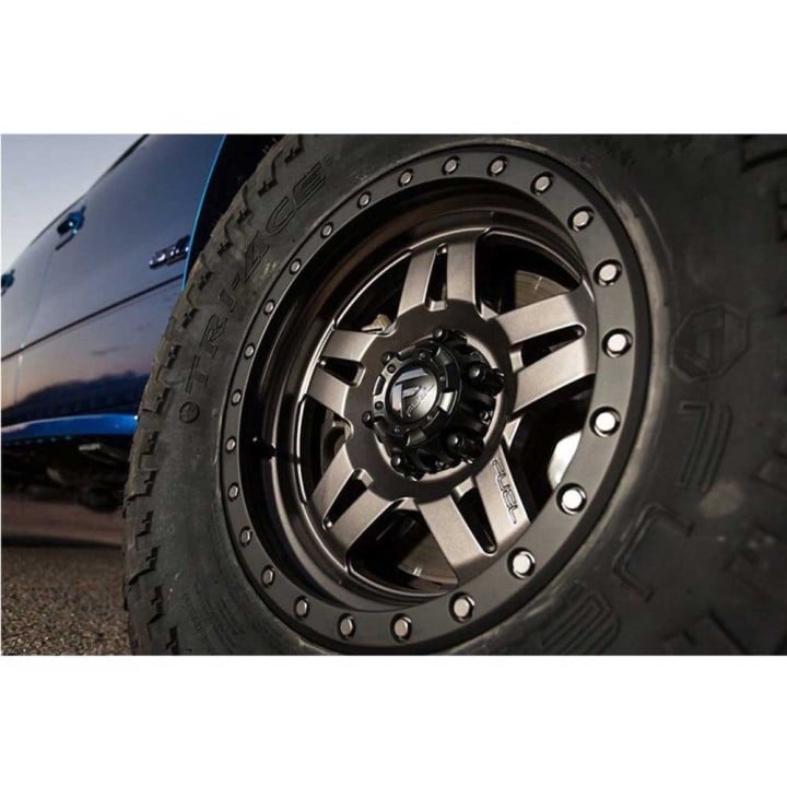 Felga aluminiowa D558 Anza Matte Gunmetal/Black Bead Ring Fuel - ujęcie 4