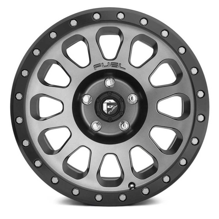 Felga aluminiowa D601 Vector Matte Gunmetal/Black Bead Ring Fuel - ujęcie 3