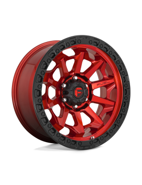 Felga aluminiowa D695 COVERT Candy Red Black Bead Ring Fuel