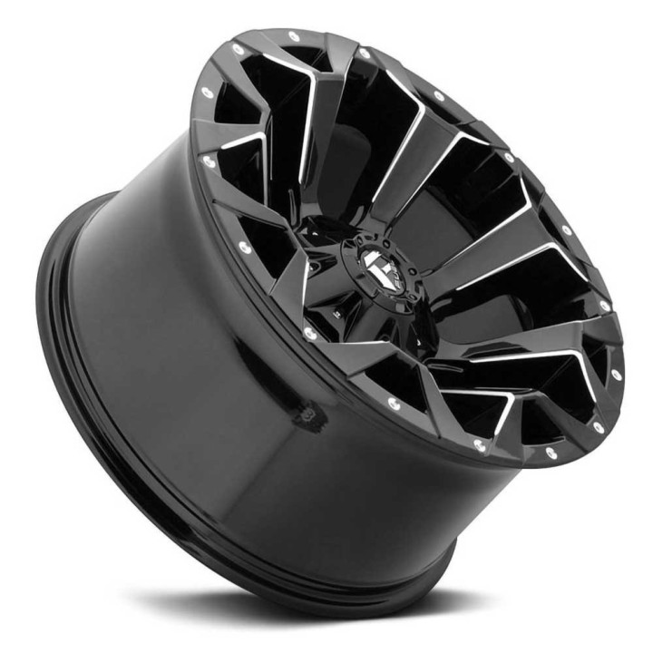 Felga aluminiowa D576 Assault Gloss Black Milled Fuel - ujęcie 3