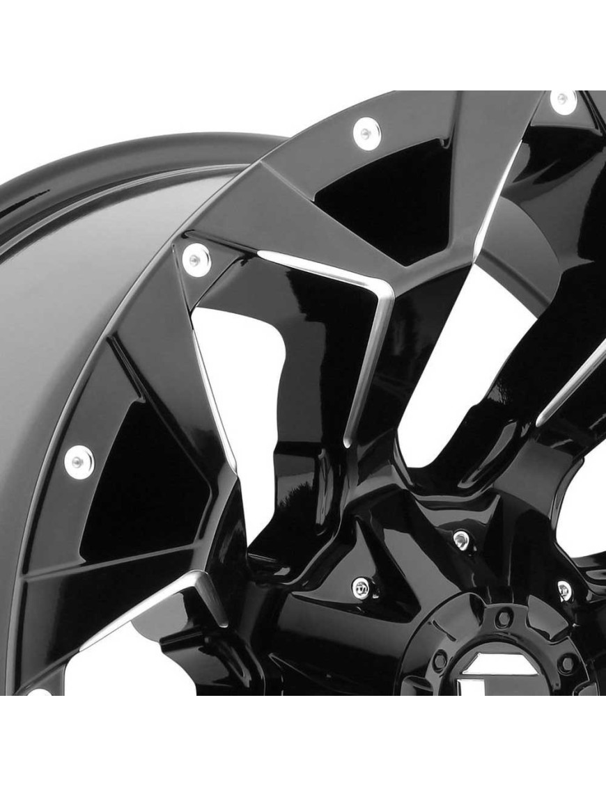 Felga aluminiowa D576 Assault Gloss Black Milled Fuel - ujęcie 4