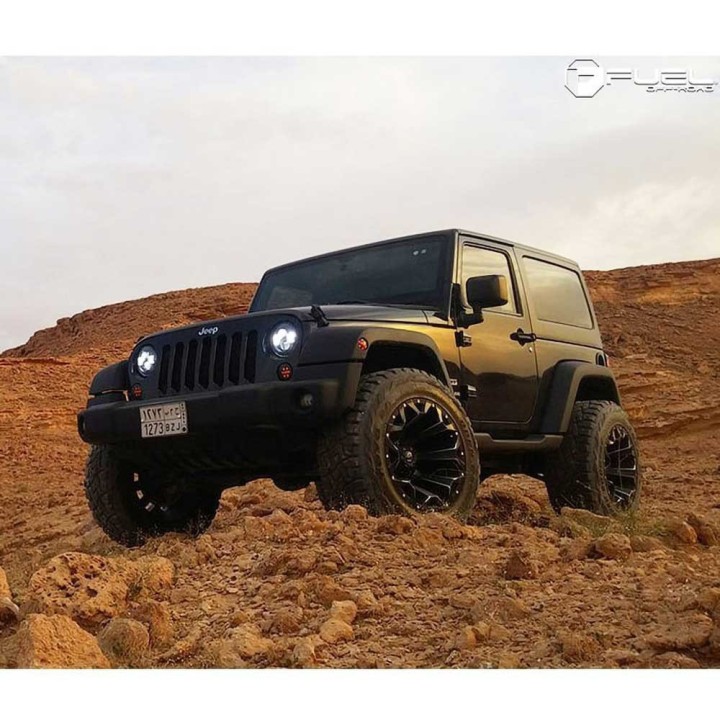 Felga aluminiowa D576 Assault Gloss Black Milled Fuel - ujęcie 7