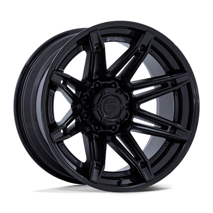 Felga aluminiowa FC401 BRAWL Matte Black W/ Gloss Black Lip Fuel