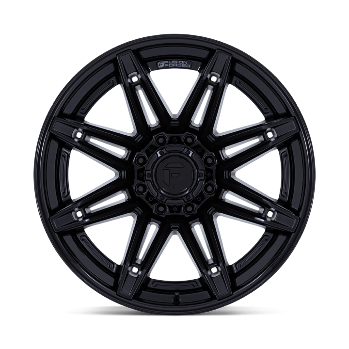 Felga aluminiowa FC401 BRAWL Matte Black W/ Gloss Black Lip Fuel - ujęcie 2