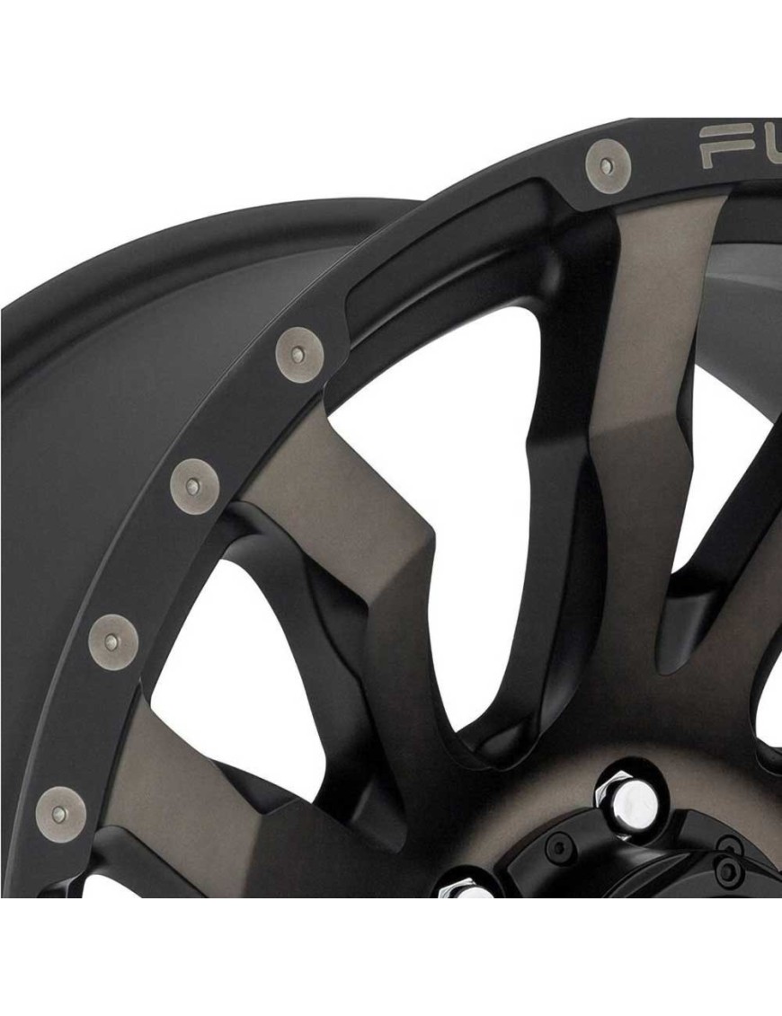 Felga aluminiowa D674 Blitz Matte Black/Double Dark Tint Fuel - ujęcie 4