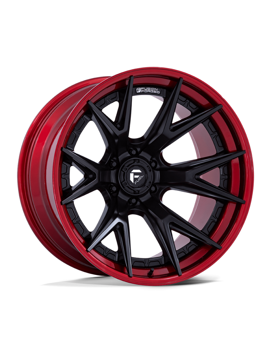 Felga aluminiowa FC402 CATALYST Matte Black W/ Candy Red Lip Fuel