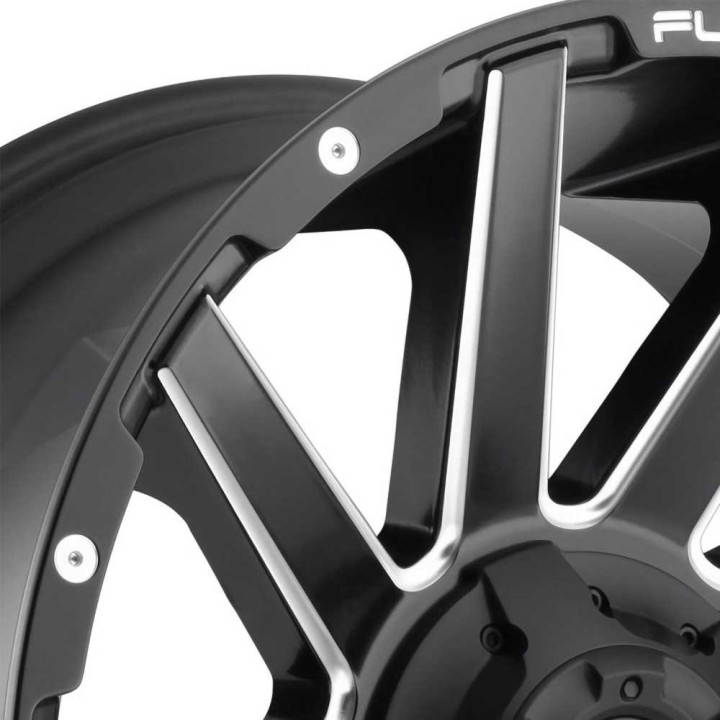 Felga aluminiowa D616 Contra Matte Black Milled Fuel - ujęcie 4