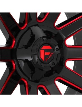 Felga aluminiowa D643 Contra Gloss Black/Red Tinted Clear Fuel - ujęcie 4