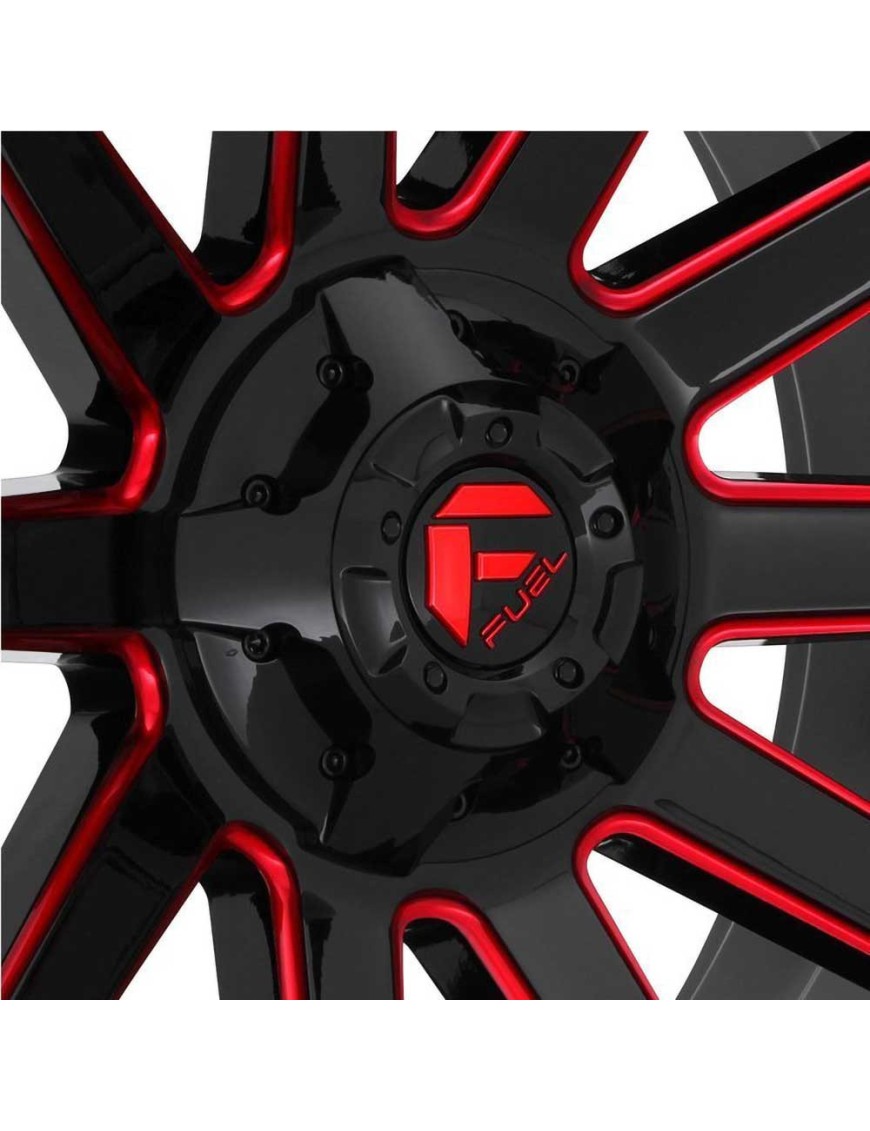 Felga aluminiowa D643 Contra Gloss Black/Red Tinted Clear Fuel - ujęcie 4