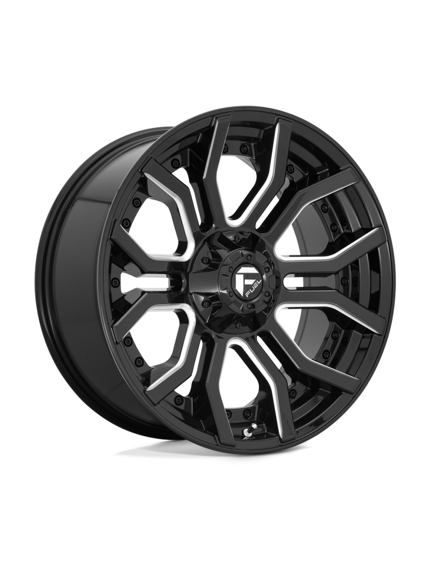 Felga aluminiowa D711 RAGE Gloss Black Milled FUEL