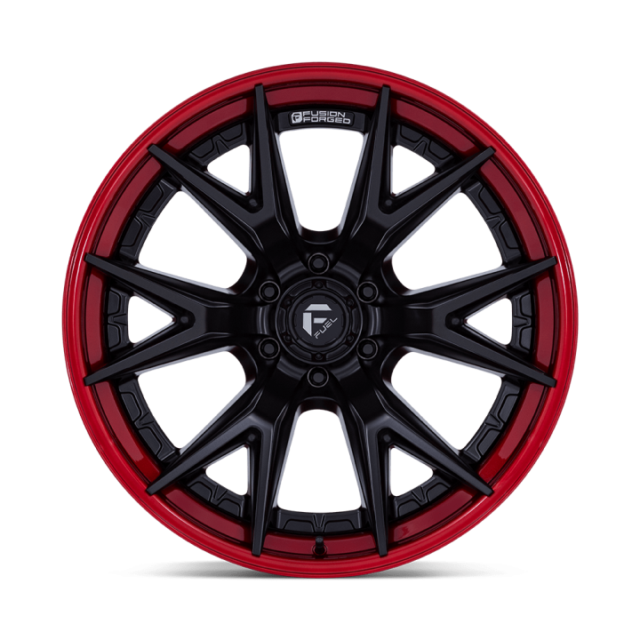 Felga aluminiowa CATALYST Matte Black W/ Candy Red Lip Fuel - ujęcie 2