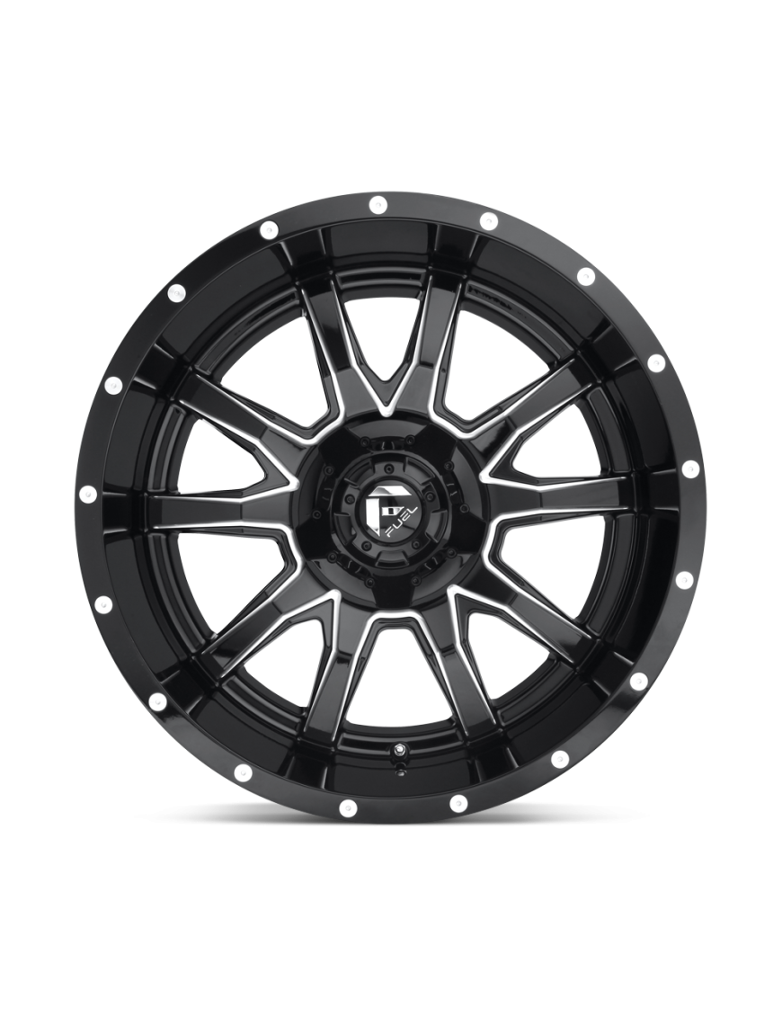 Felga aluminiowa D627 VANDAL Gloss Black Milled FUEL - ujęcie 2
