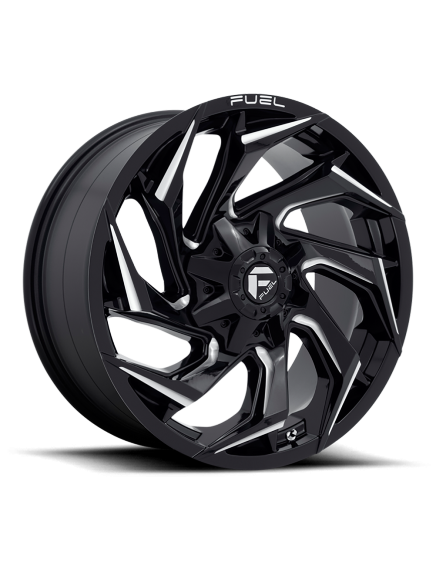 Felga aluminiowa D753 Reaction Gloss Black Milled Fuel