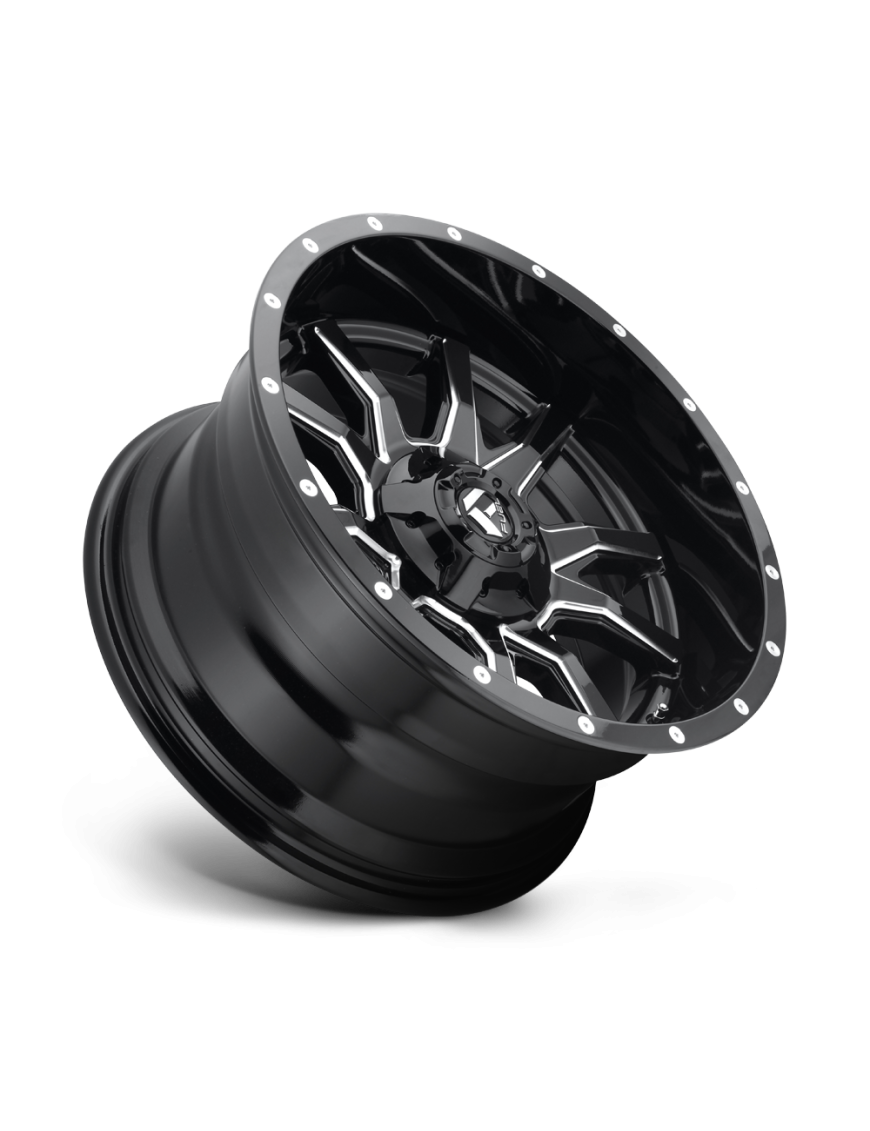 Felga aluminiowa D627 VANDAL Gloss Black Milled FUEL - ujęcie 3