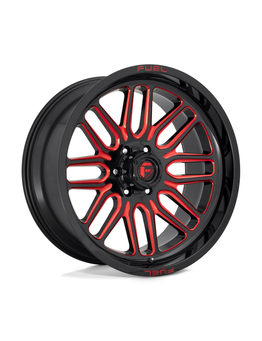 Felga aluminiowa D663 IGNITE Gloss Black Red Tinted Clear FUEL