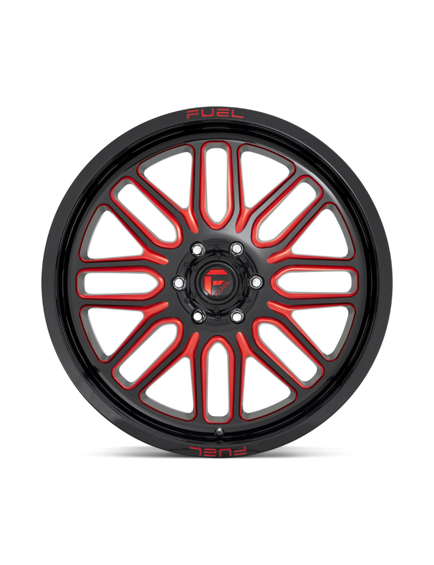 Felga aluminiowa D663 IGNITE Gloss Black Red Tinted Clear FUEL - ujęcie 2