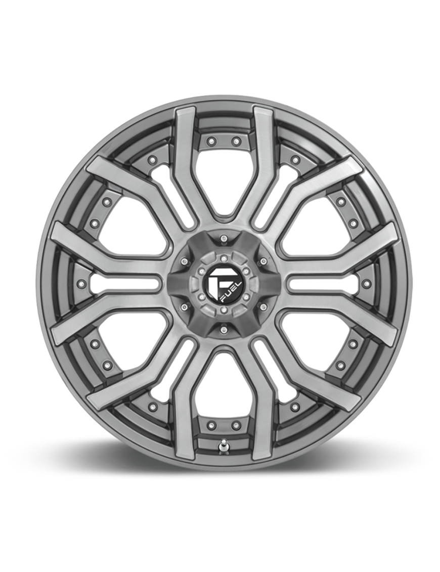 Felga aluminiowa D713 Rage Brushed Gun Metal/Tinted Clear Fuel - ujęcie 2