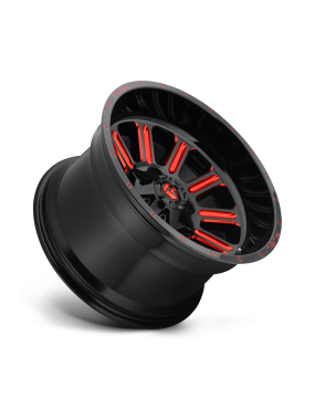 Felga aluminiowa D621 HARDLINE Gloss Black W/ Red Tint FUEL - ujęcie 3