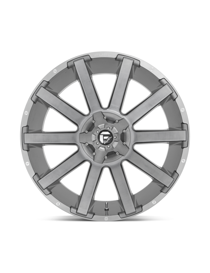 Felga aluminiowa D714 CONTRA PLATINUM Brushed Gun Metal Tinted Clear FUEL - ujęcie 3
