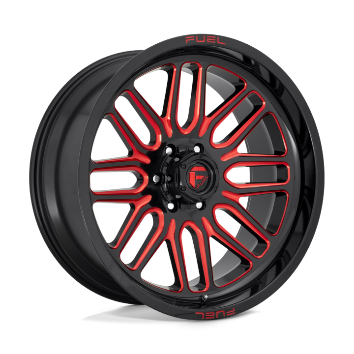 Felga aluminiowa D663 IGNITE Gloss Black Red Tinted Clear FUEL