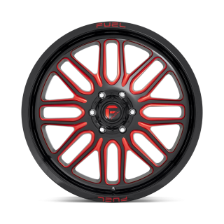 Felga aluminiowa D663 IGNITE Gloss Black Red Tinted Clear FUEL - ujęcie 2