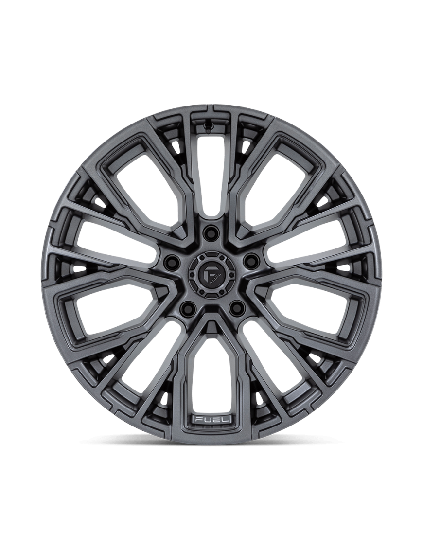Felga aluminiowa D848 REBAR Matte Gunmetal FUEL - ujęcie 3
