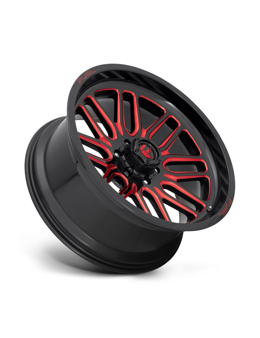 Felga aluminiowa D663 IGNITE Gloss Black Red Tinted Clear FUEL - ujęcie 3
