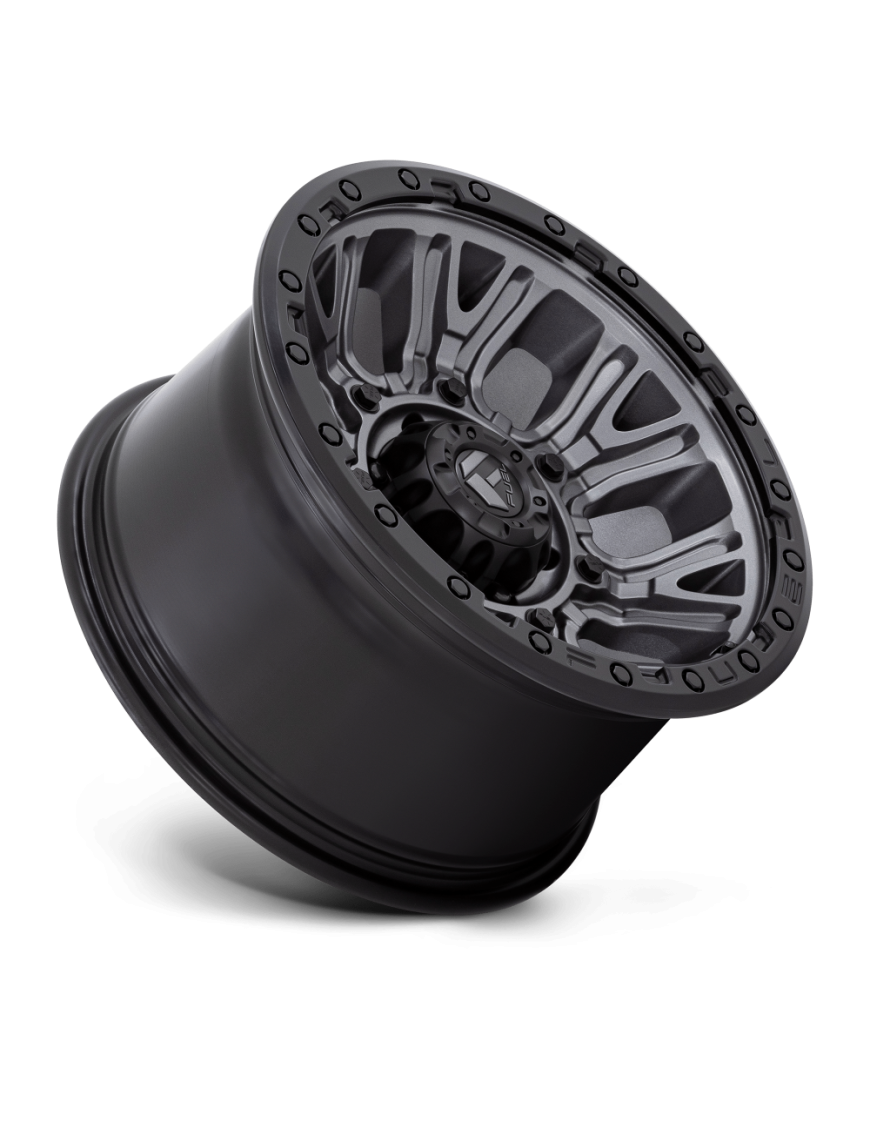 Felga aluminiowa D825 TRACTION Matte Gunmetal W/ Black Ring FUEL - ujęcie 2