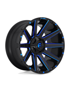 Felga aluminiowa D644 CONTRA Gloss Black Blue Tinted Clear FUEL