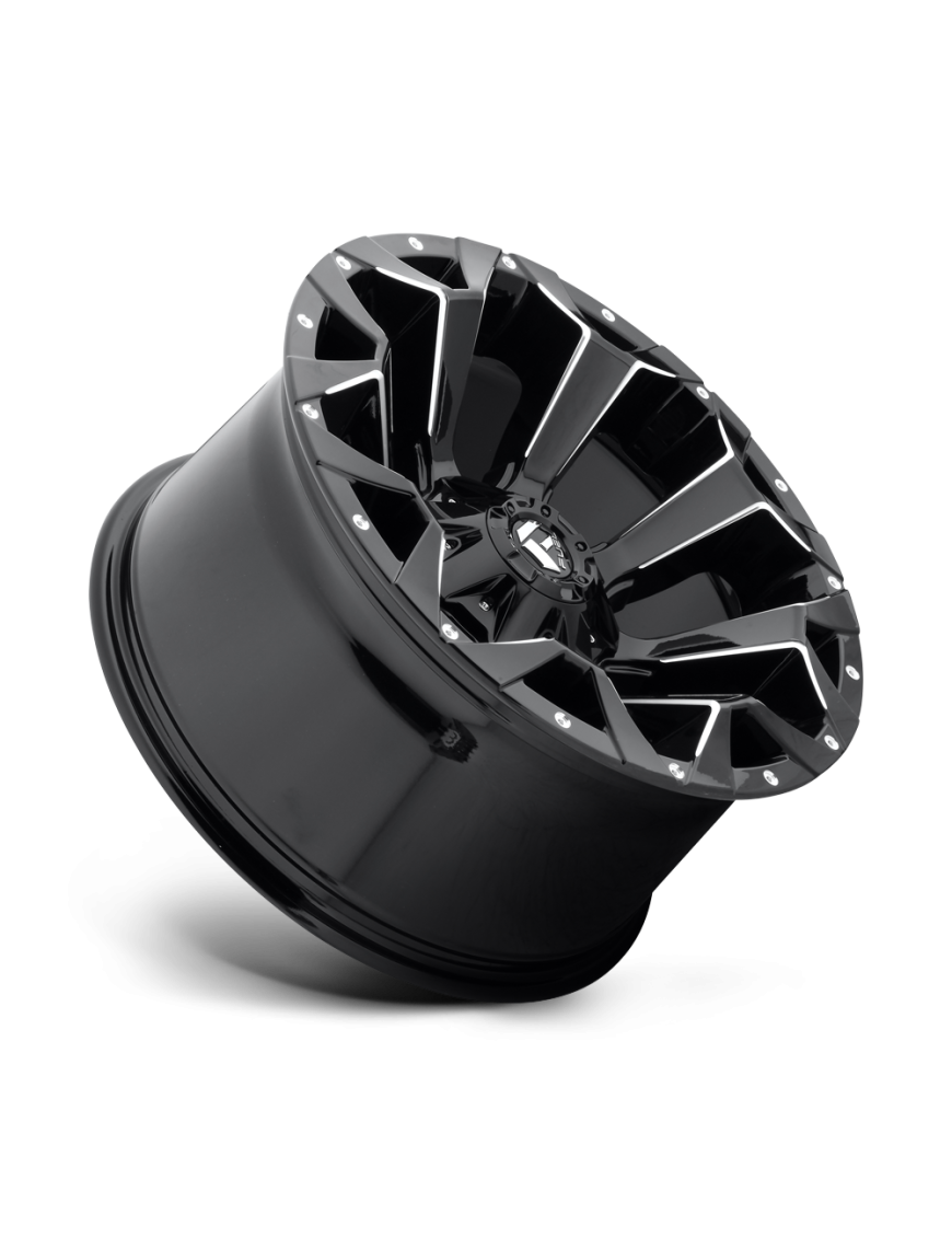 Felga aluminiowa D576 ASSAULT Gloss Black Milled FUEL - ujęcie 2