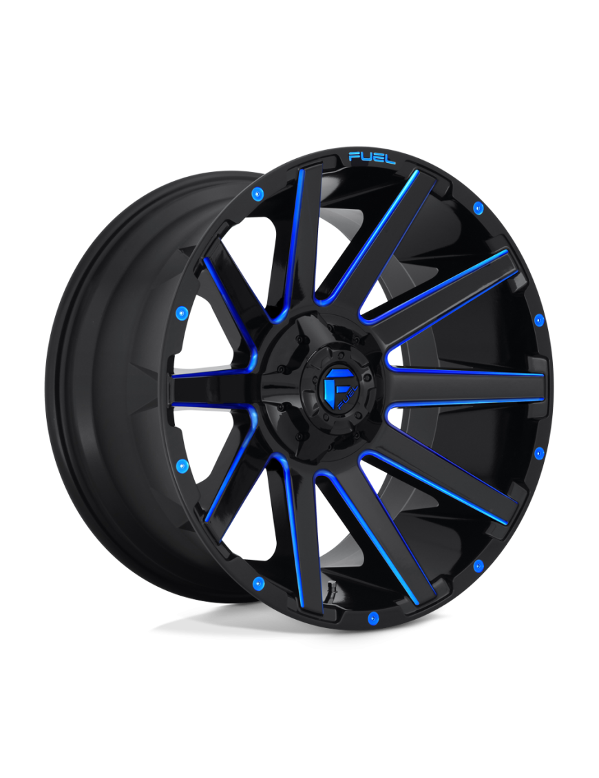 Felga aluminiowa D644 CONTRA Gloss Black Blue Tinted Clear FUEL
