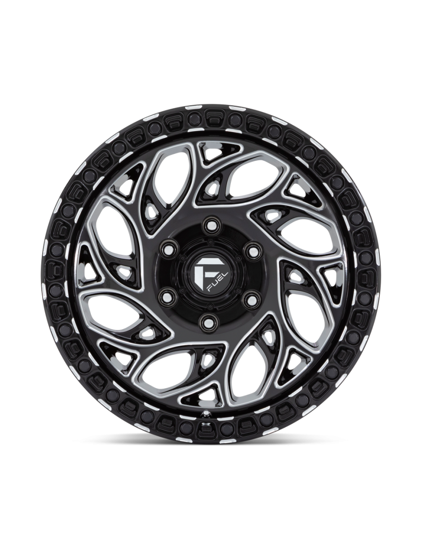 Felga aluminiowa D840 RUNNER OR Gloss Black Milled FUEL - ujęcie 3