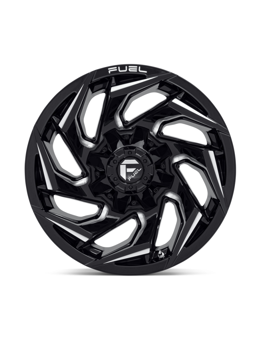 Felga aluminiowa D753 REACTION Gloss Black Milled FUEL - ujęcie 2