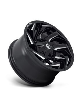 Felga aluminiowa D753 REACTION Gloss Black Milled FUEL - ujęcie 3