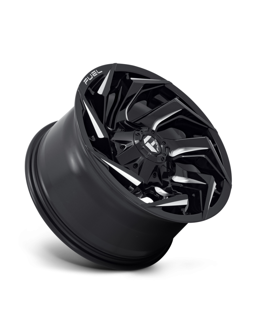 Felga aluminiowa D753 REACTION Gloss Black Milled FUEL - ujęcie 3