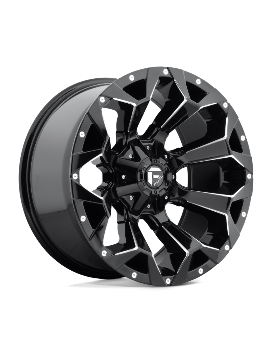 Felga aluminiowa D576 ASSAULT Gloss Black Milled FUEL