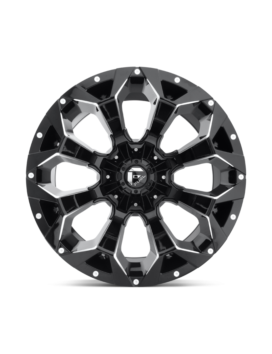 Felga aluminiowa D576 ASSAULT Gloss Black Milled FUEL - ujęcie 3