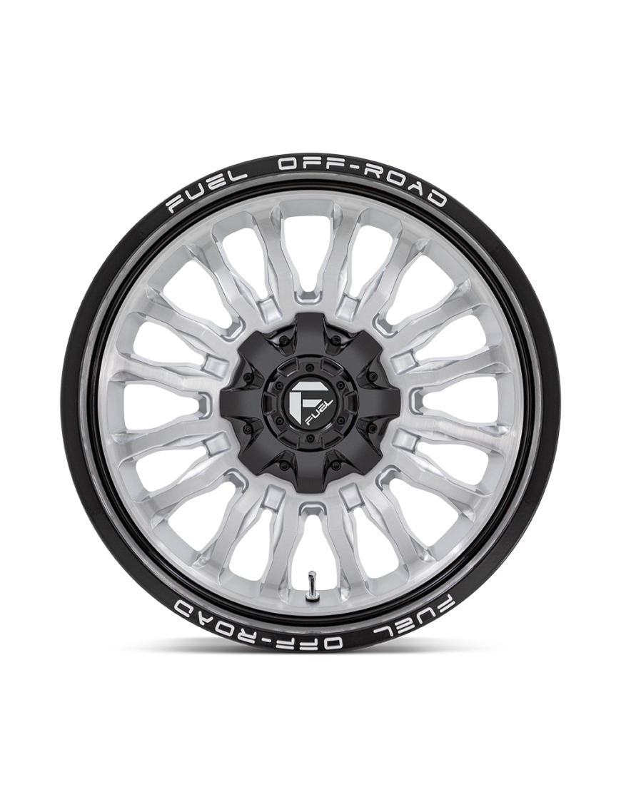Felga aluminiowa D798 ARC Silver Brushed Face W/ Milled Black Lip FUEL - ujęcie 2