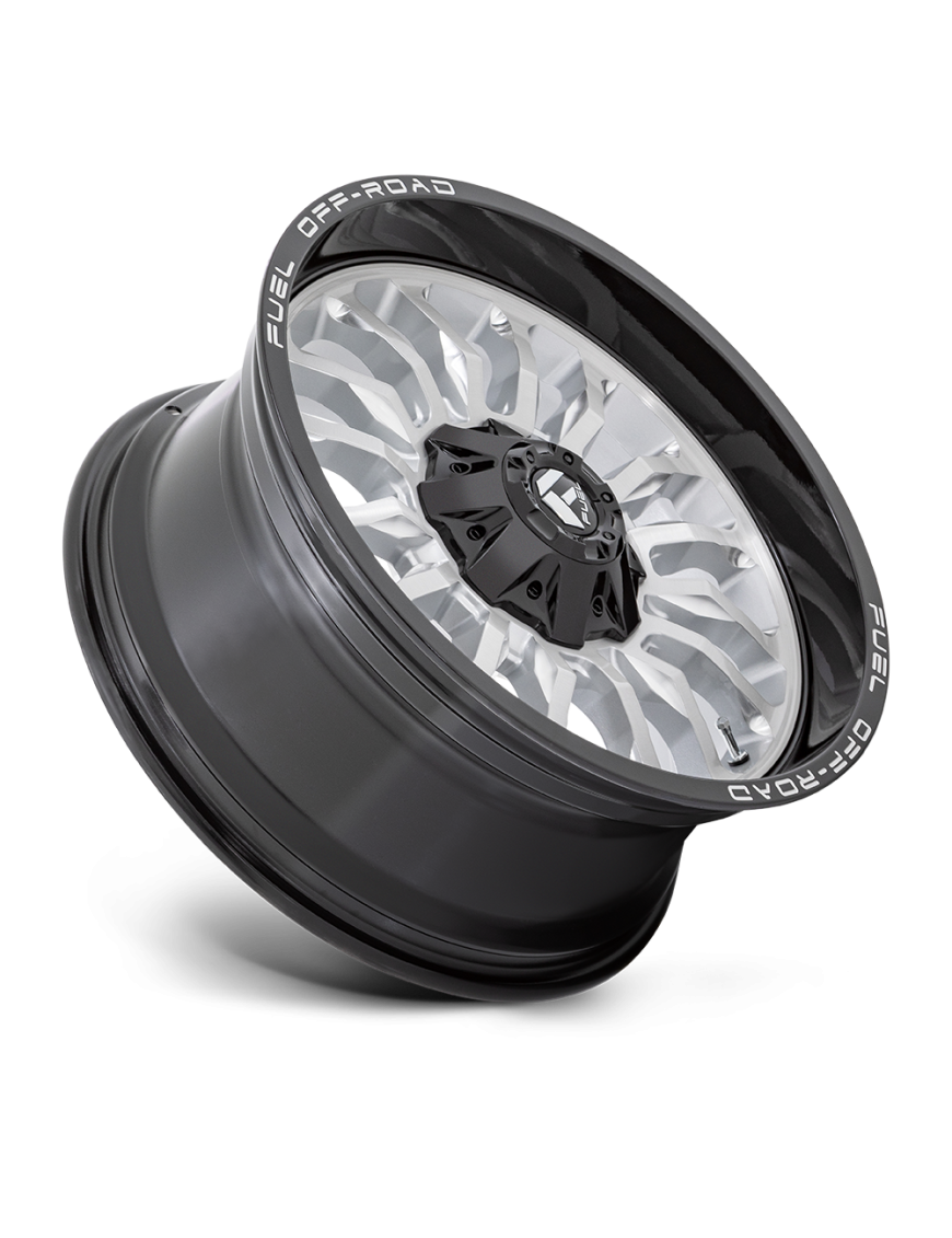 Felga aluminiowa D798 ARC Silver Brushed Face W/ Milled Black Lip FUEL - ujęcie 3