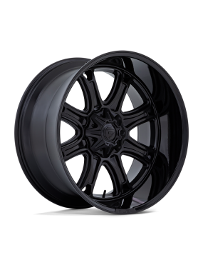 Felga aluminiowa DARKSTAR Matte Black W/ Gloss Black Lip FUEL