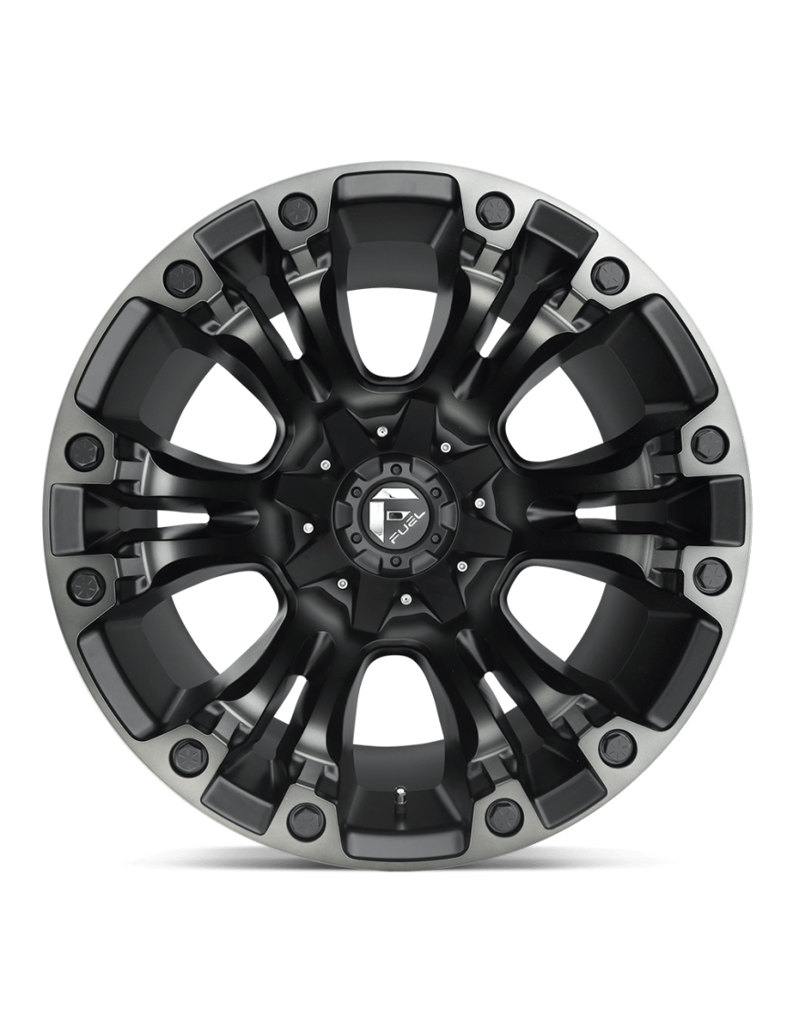 Felga aluminiowa D851 VAPOR Matte Black Gray Tint FUEL - ujęcie 3