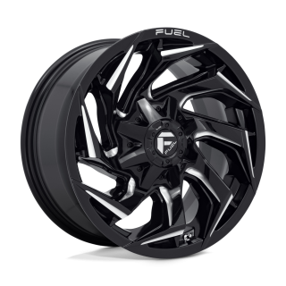 Felga aluminiowa D753 REACTION Gloss Black Milled FUEL