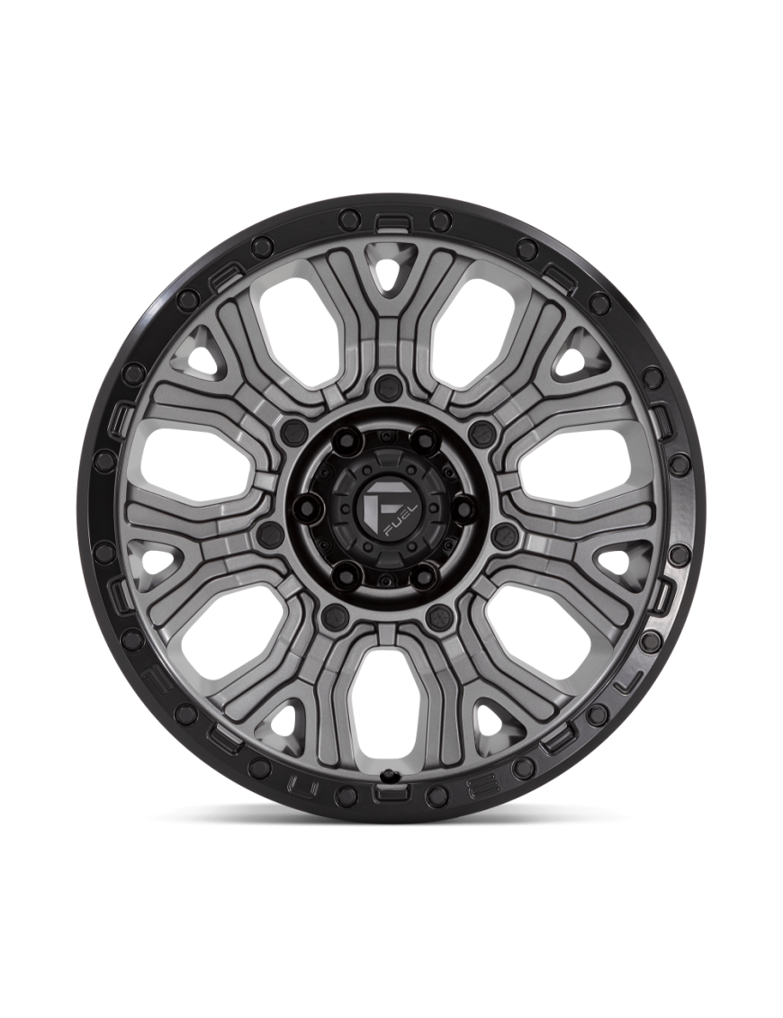 Felga aluminiowa D825 TRACTION Matte Gunmetal W/ Black Ring FUEL - ujęcie 3