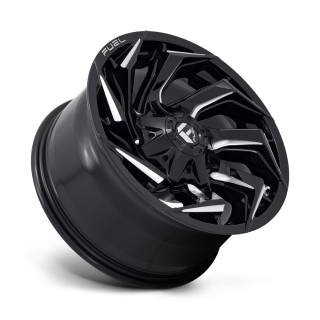 Felga aluminiowa D753 REACTION Gloss Black Milled FUEL - ujęcie 2