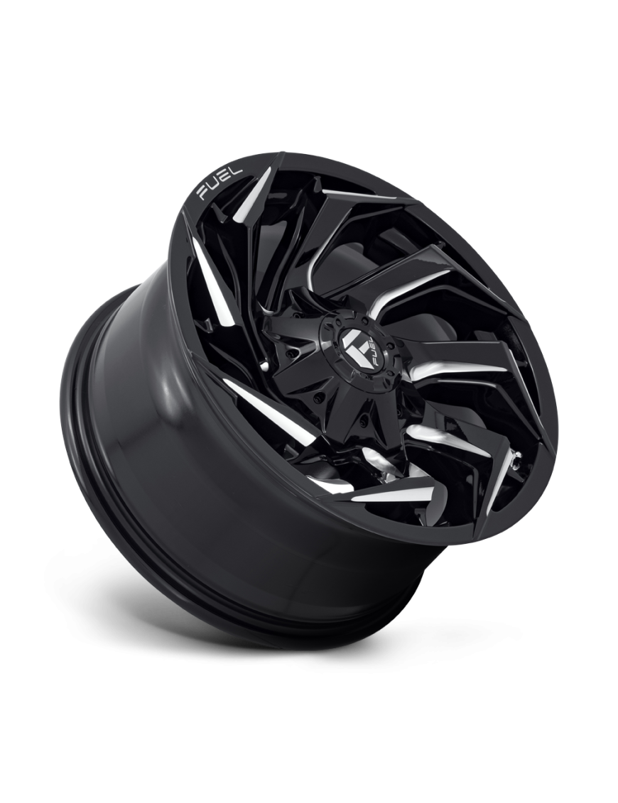 Felga aluminiowa D753 REACTION Gloss Black Milled FUEL - ujęcie 2