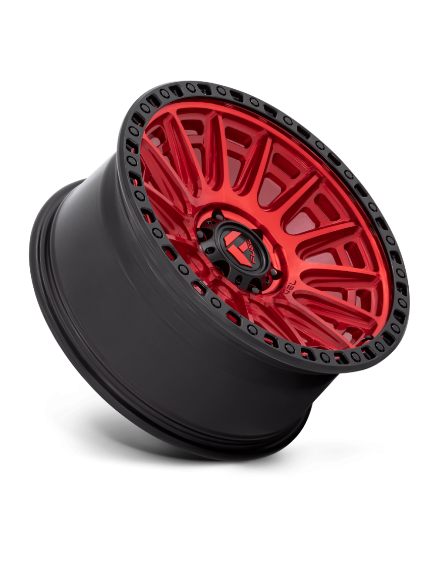 Felga aluminiowa D834 CYCLE Candy Red W/ Black Ring FUEL - ujęcie 2