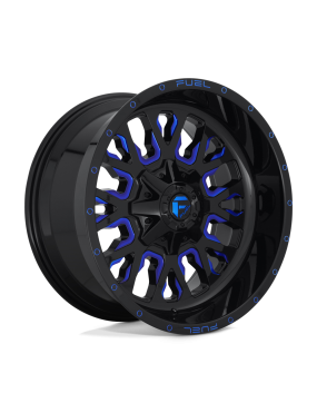 Felga aluminiowa D645 STROKE Gloss Black Blue Tinted Clear FUEL